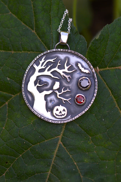 Pendentif - Nuit de Samhain "La Citrouille"