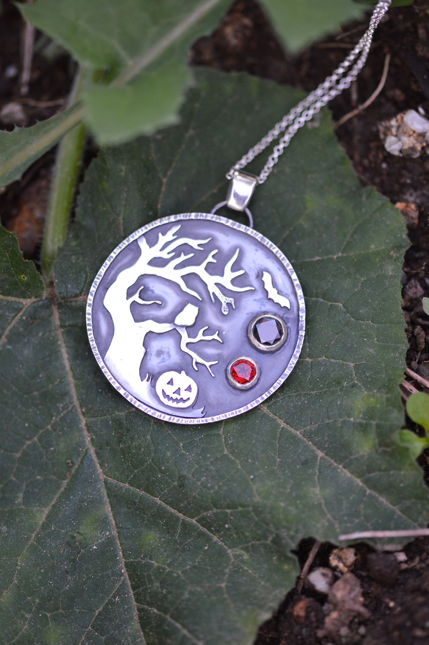 Pendentif - Nuit de Samhain "La Citrouille"