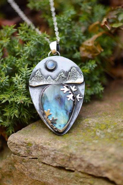 Pendentif -  N°1 "L'Esprit des Montagnes"